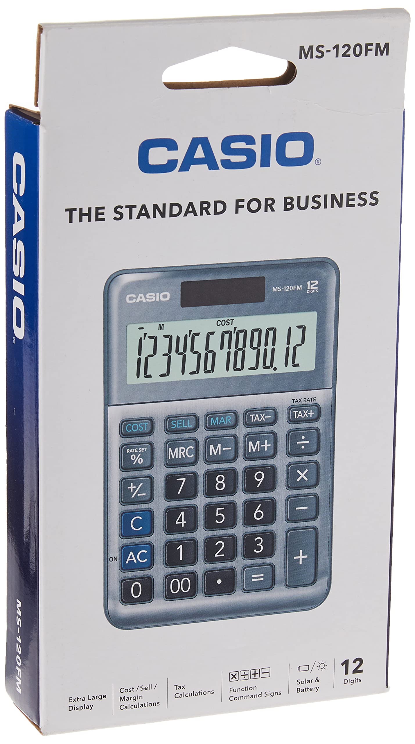 Casio Calculadora De Escritorio Ms-120fm