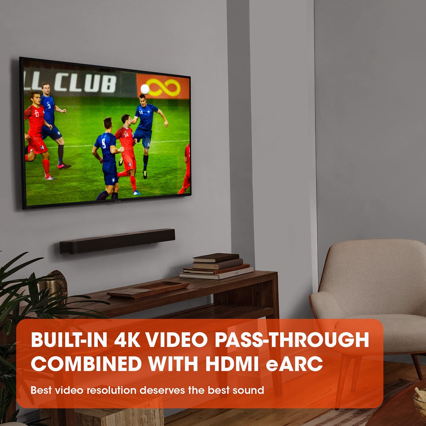 JBL Barra de sonido BAR de 5.0 canales con tecnología de sonido multihaz, negro (Reacondicionado)
