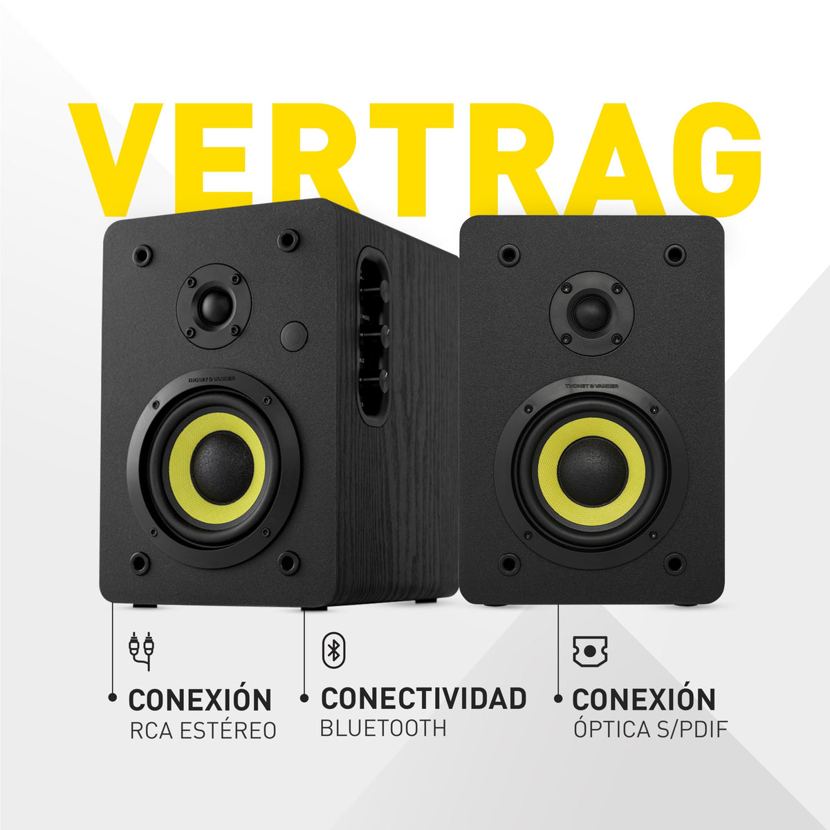 Bocina Óptica Thonet & Vander Vertrag Cinema Sonido Envolvente para TV
