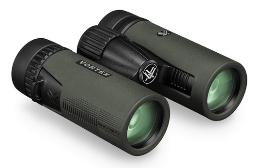 Vortex Optics Diamondback HD 8 x 32 Binoculares - Sistema óptico HD, Agarre Antideslizante, Impermeable, a Prueba de Niebla, a Prueba de Golpes, Incluye Estuche de Transporte Ilimitado, garantía