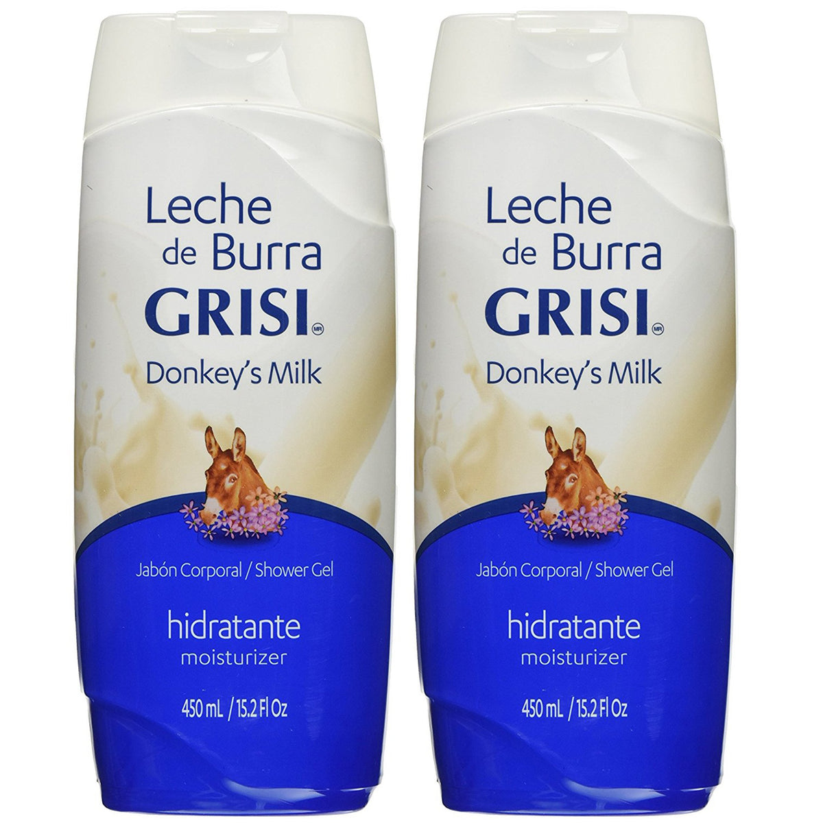 Leche De Burra Grisi Donkey's Milk Shower Gel Hidratante 15.2fl, Oz by Grisi