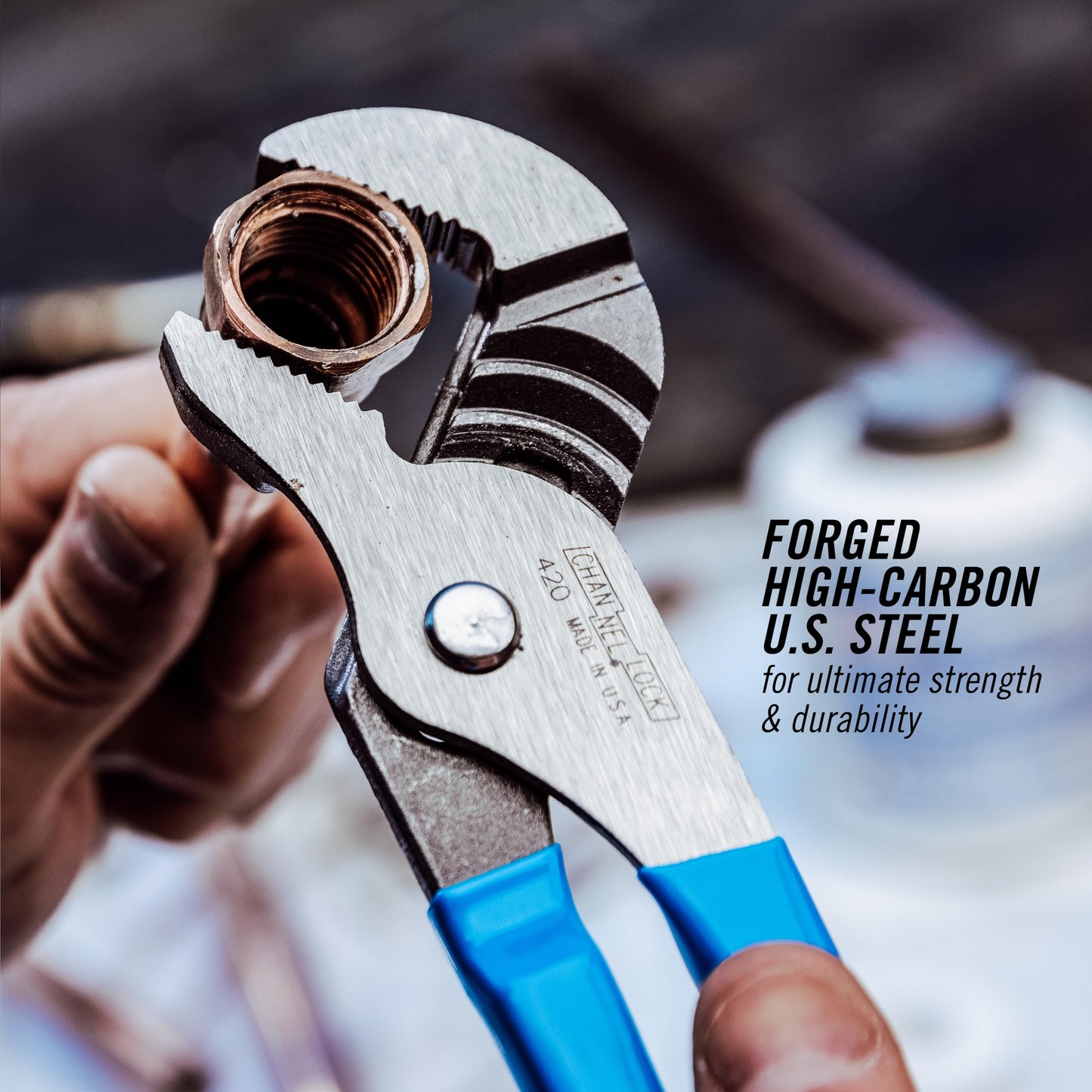 Channellock 426 Pinza de Extensión Mordaza Recta de 6 1/2"