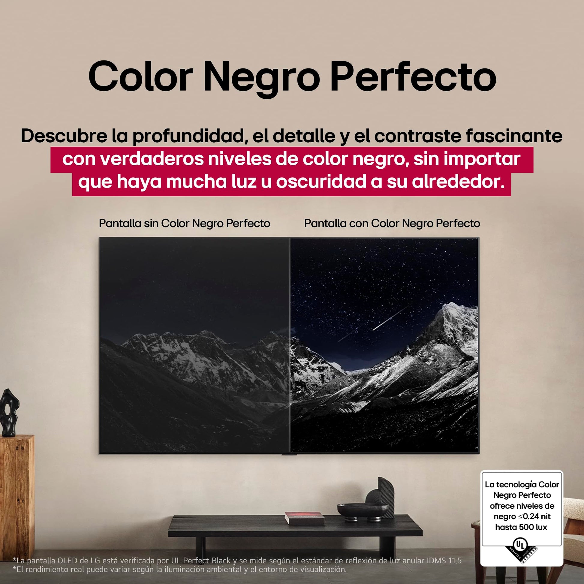 LG Pantalla 55 Pulgadas OLED EVO AI C5 4K Smart TV 2025