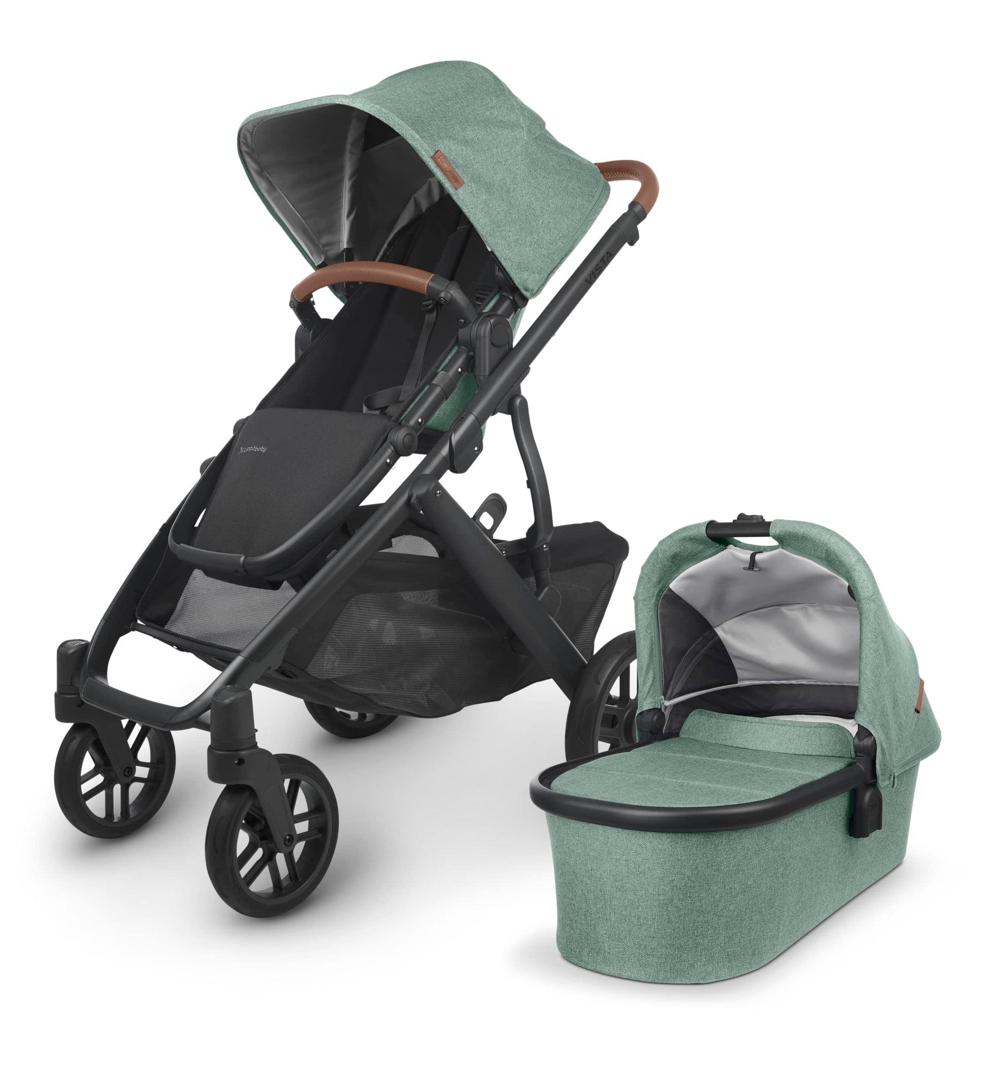 Carriola UPPAbaby Verde VISTA 2 con Moisés