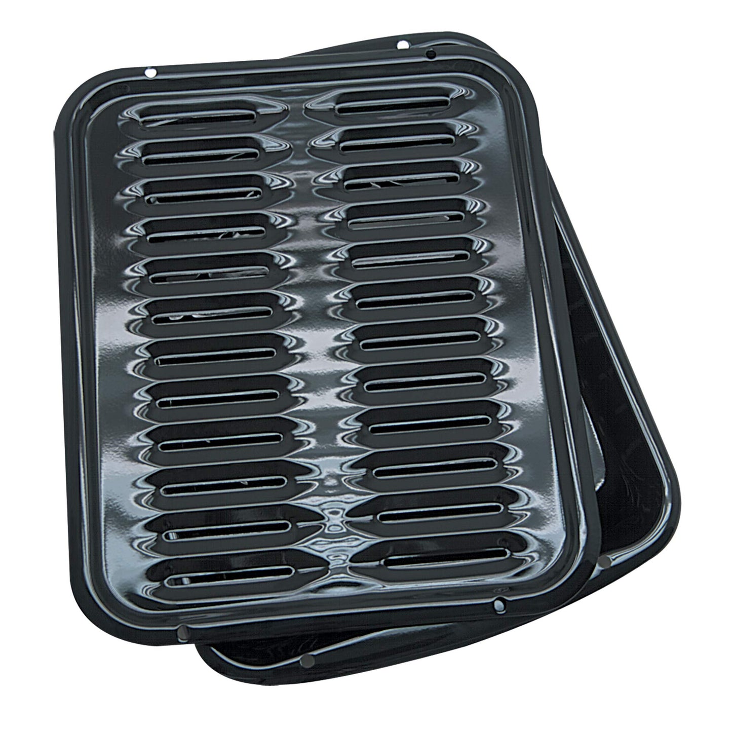 Broiler Pan Range Kleen Porcelana con Parrilla Porcelana