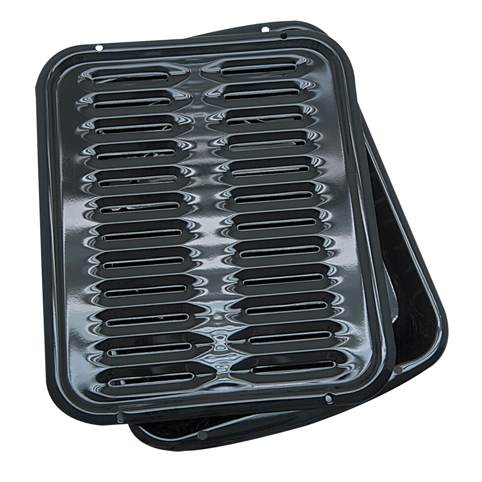 Broiler Pan Range Kleen Porcelana con Parrilla Porcelana