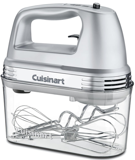 Cuisinart HM-90BCS Power Advantage Plus - Mezclador de mano de 9 velocidades con funda de almacenamiento, cromo cepillado