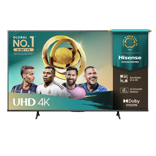 Hisense Television A65N (Modelo 2025) Pantalla 75 Pulgadas, Smart Vidaa TV UHD 4K,Control Remoto por Voz con Alexa, Dolby Vision, Amplia Gama de Colores, DTS Virtual: X, mira TV en Vivo sin Cable