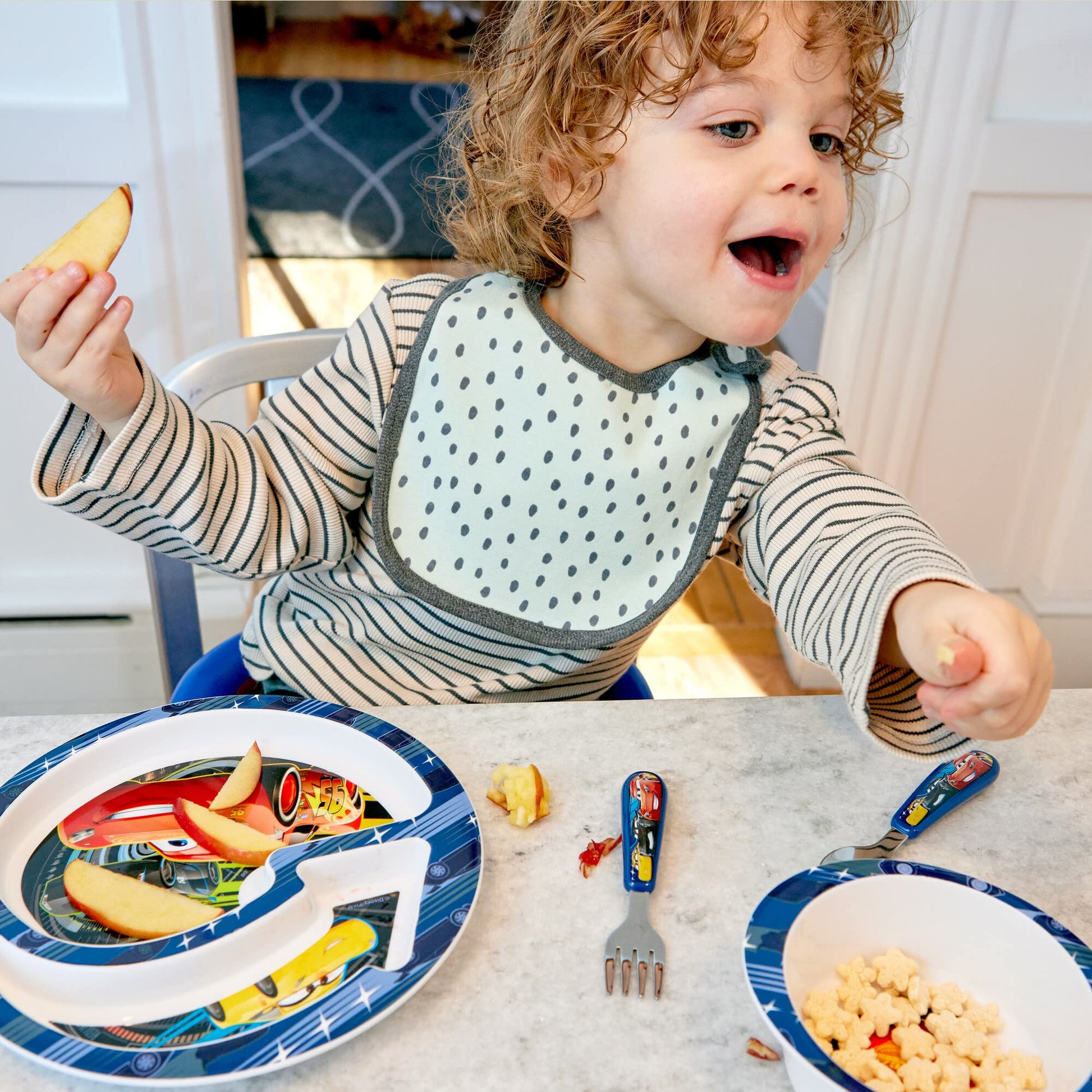 Juego de Alimentación Disney Carros, 4 Piezas