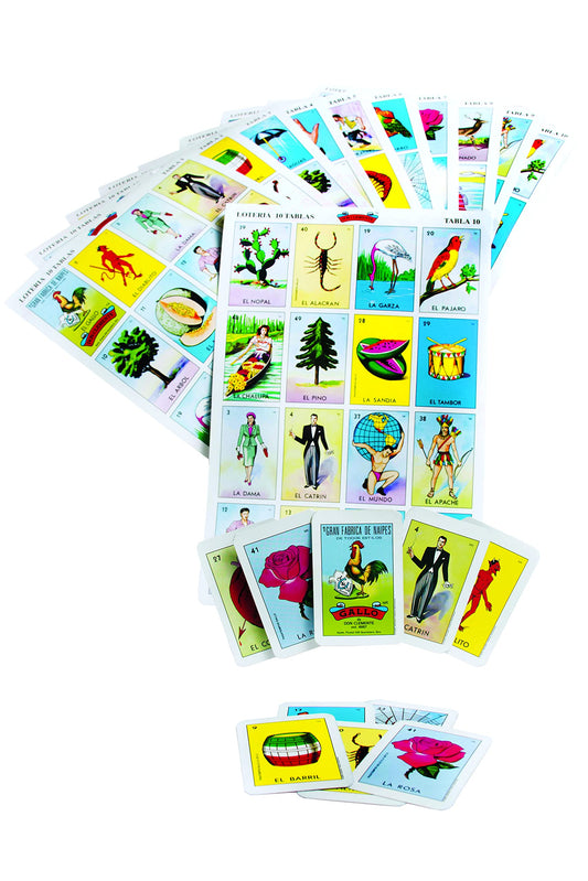 Juego de Lotería Don Clemente Jumbo Grande Divertido y Educativo