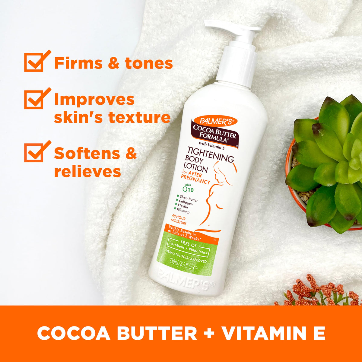 Skin Recovery Set for New Moms from Palmer's Cocoa Butter Formula | Skincare Essentials for After Pregnancy Care | Free of Parabens & Phthalates | 4 Piece Kit