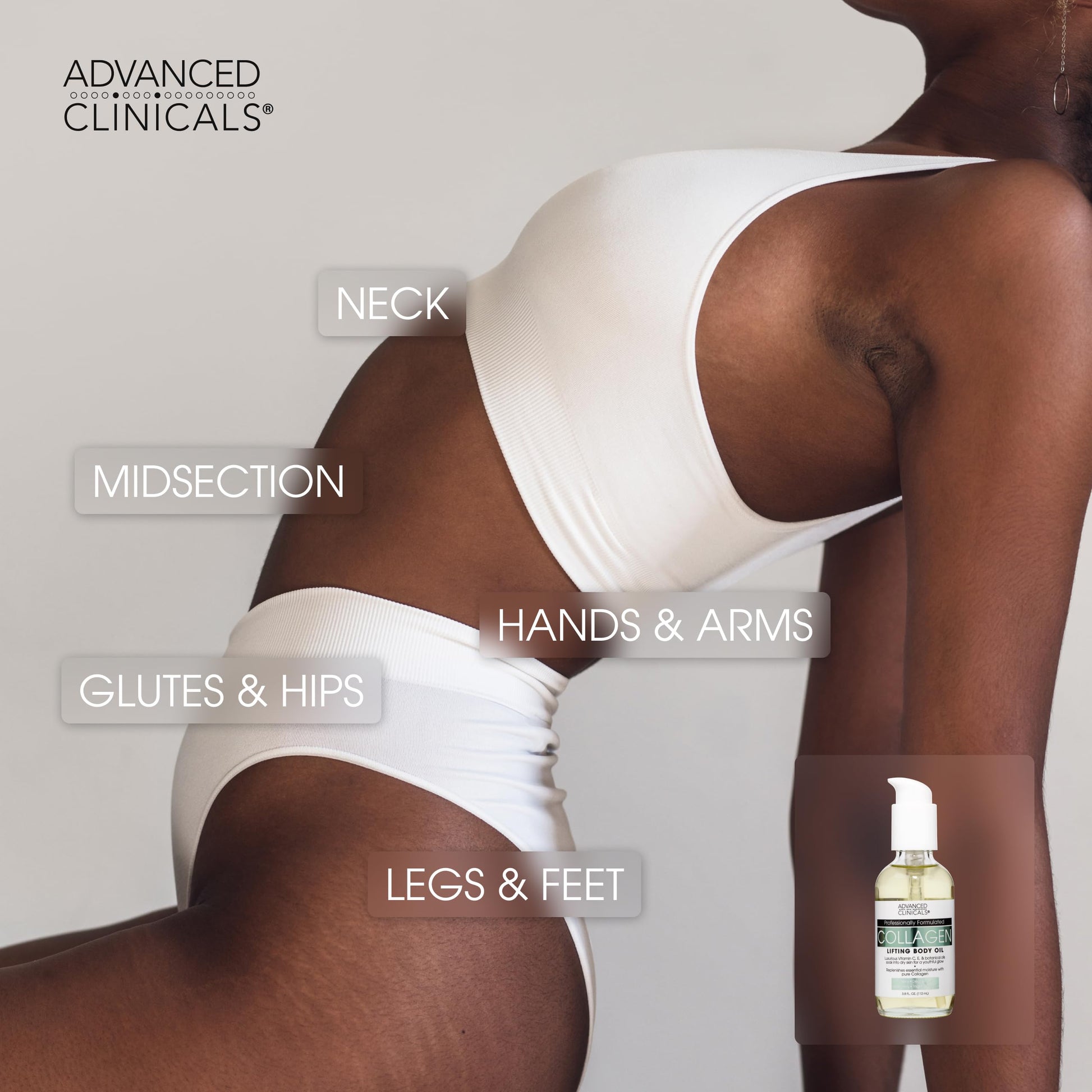 ¡Aceite Corporal Rejuvenecedor con Colágeno y Vitamina C! Ten una piel radiante y suave con nuestro aceite hidratante anti-edad. ¡120 ml de belleza en cada gota!