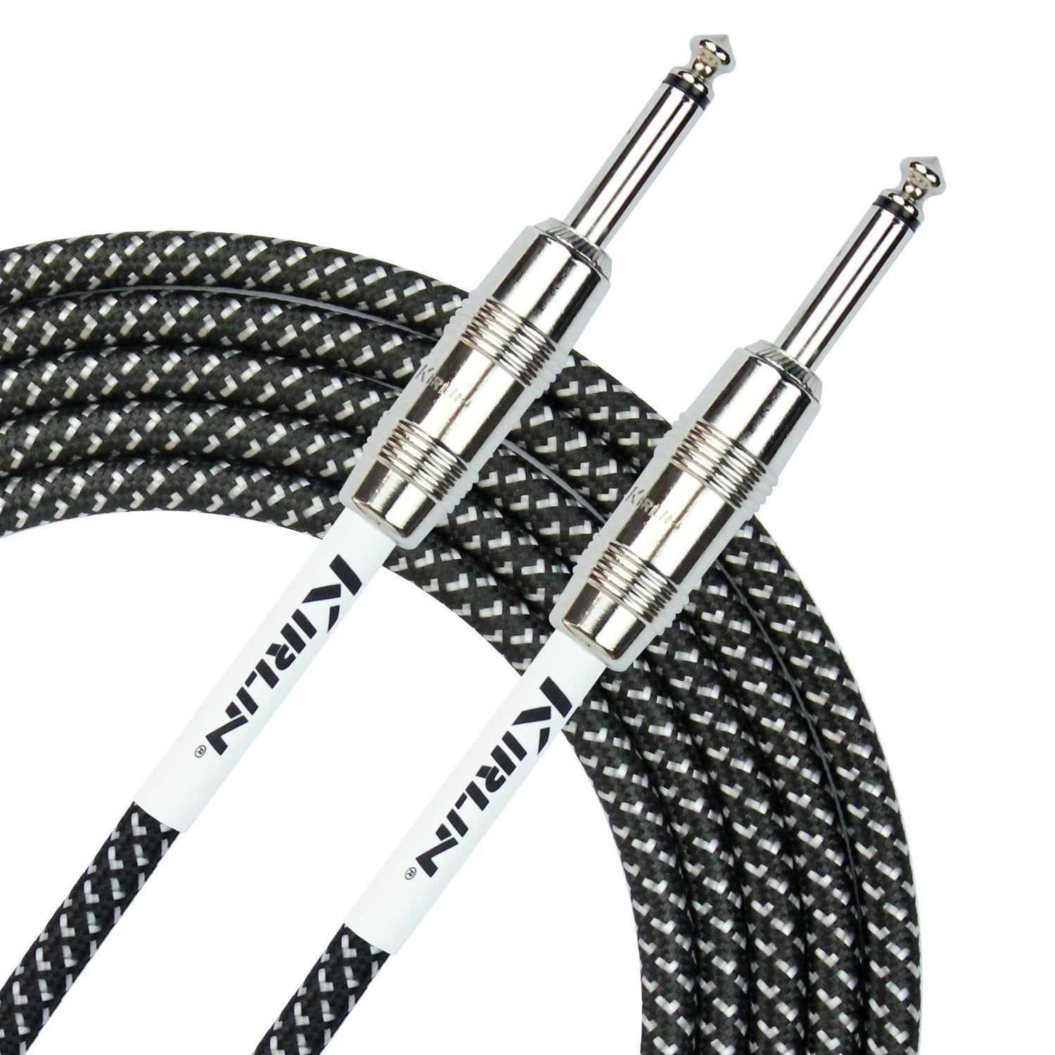 Cable para instrumento Kirlin profesional, 10 metros plug 1/4 mono, IWCC201PN colores (Azul)