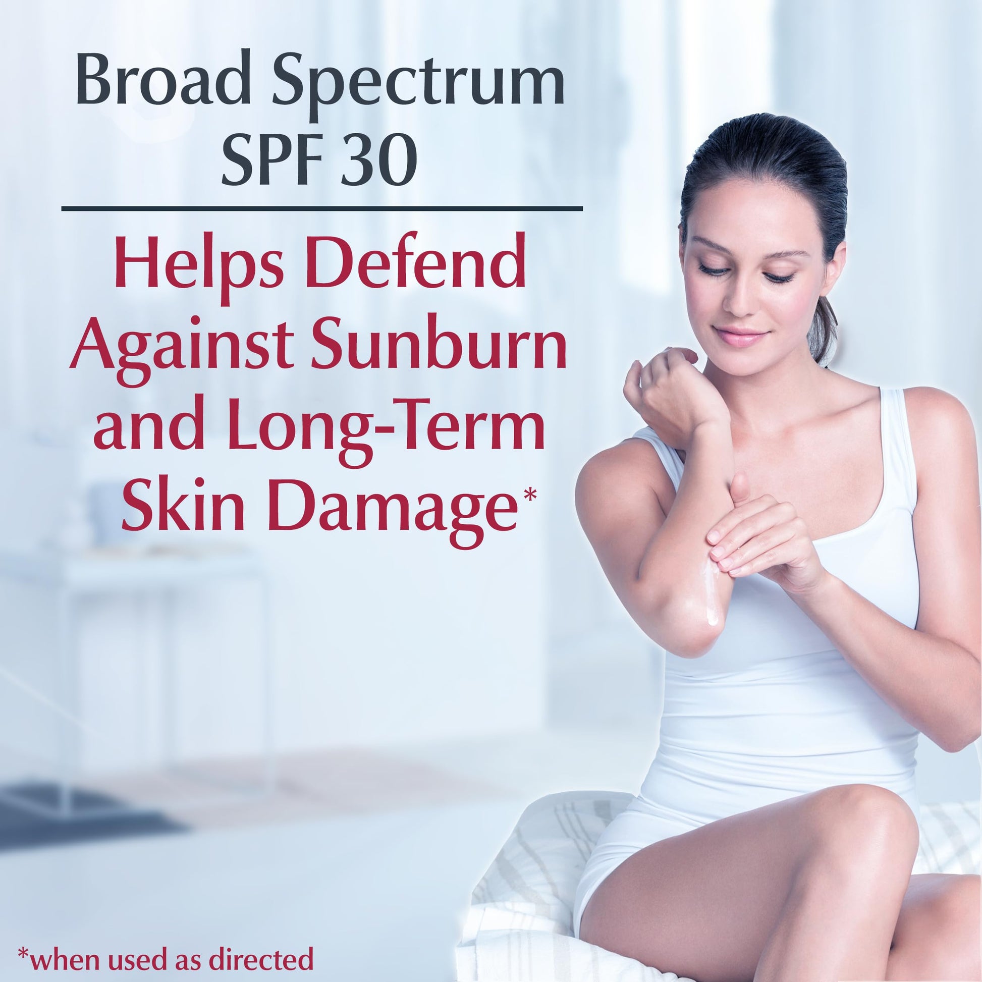 Eucerin Daily Hydration Broad Spectrum SPF 30 Body Cream, 8.0 Ounce