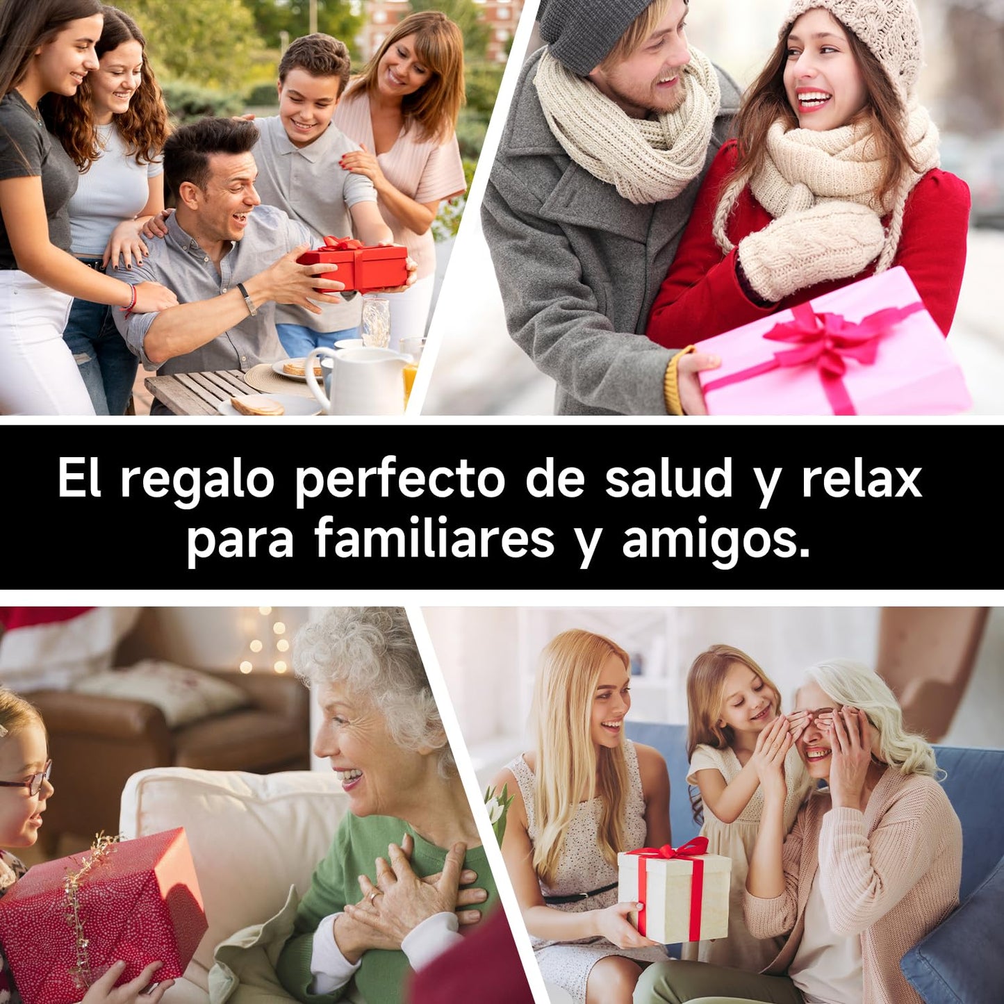 AWCBBT Masajeador de Pies Eléctrico,Con 20 Cabezales de Masaje,Masajeador de Pies,32x19x15cm,Presoterapia Piernas,Con 3 Modos y 3 Intensidades,Foot Massager,Adecuado para uso doméstico y de viaje