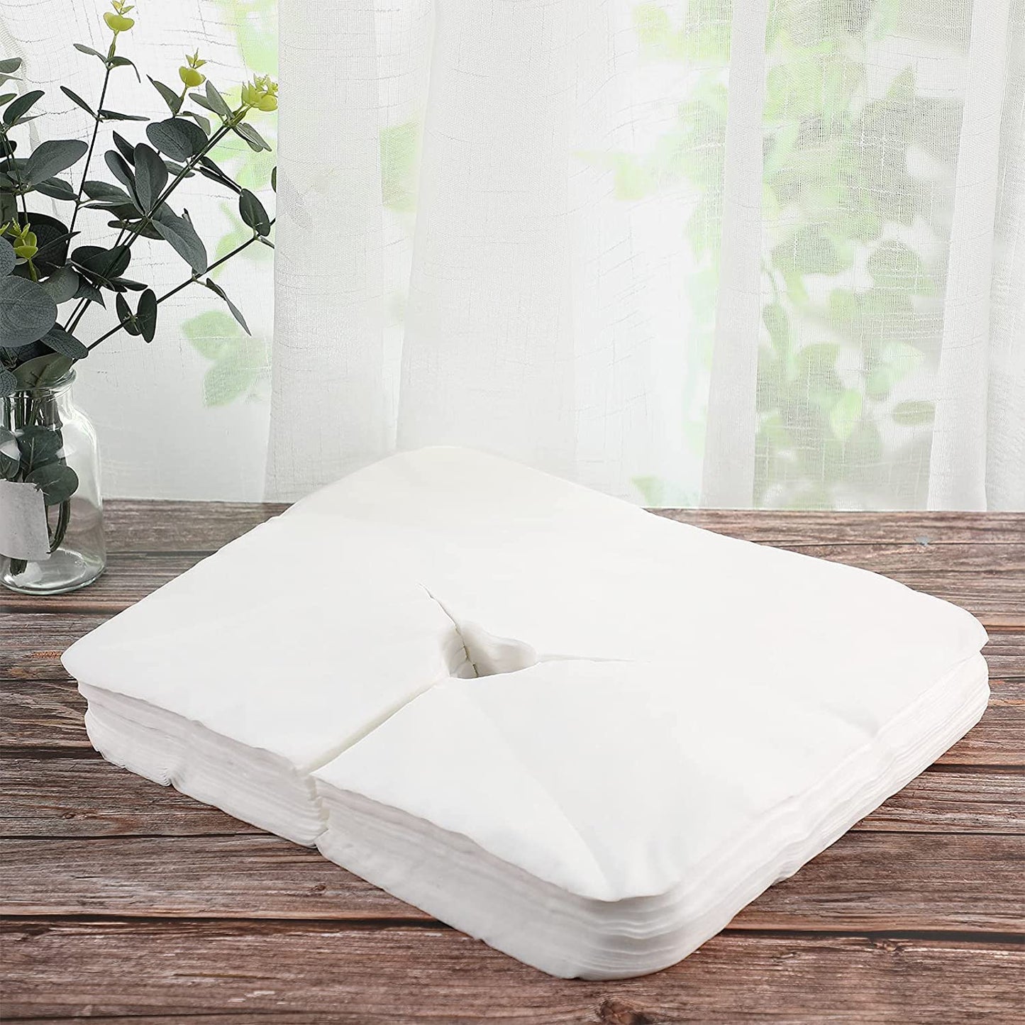 Fundas Desechables para Reposacabezas de Masaje ZMDREAM Blanco