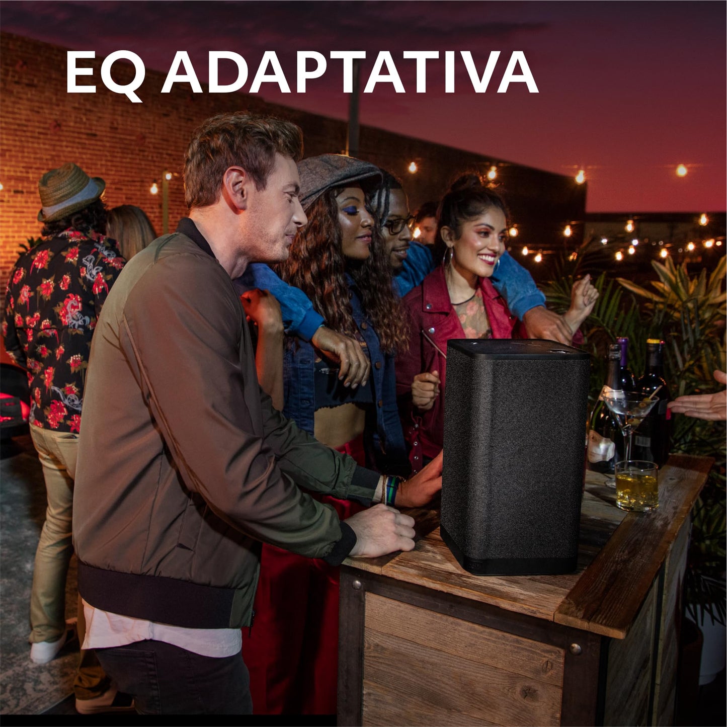 Ultimate Ears HYPERBOOM Bocina Bluetooth Portátil - Altavoz Inalámbrico Potente con Big Bass, Resistente al Agua IPX4, Alcance de 45m, Duración de Batería 24 Horas - Grafito