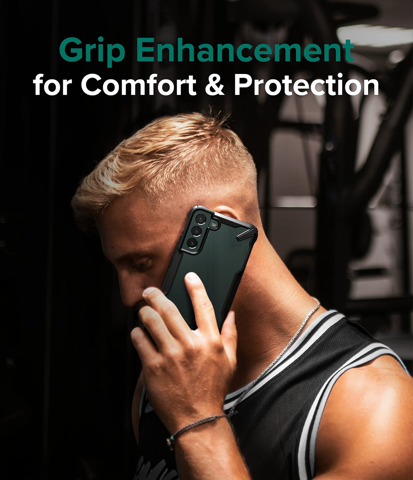 Funda Protección Resistente Ringke Samsung Galaxy S22 Plus 5G Negro TPU + PC
