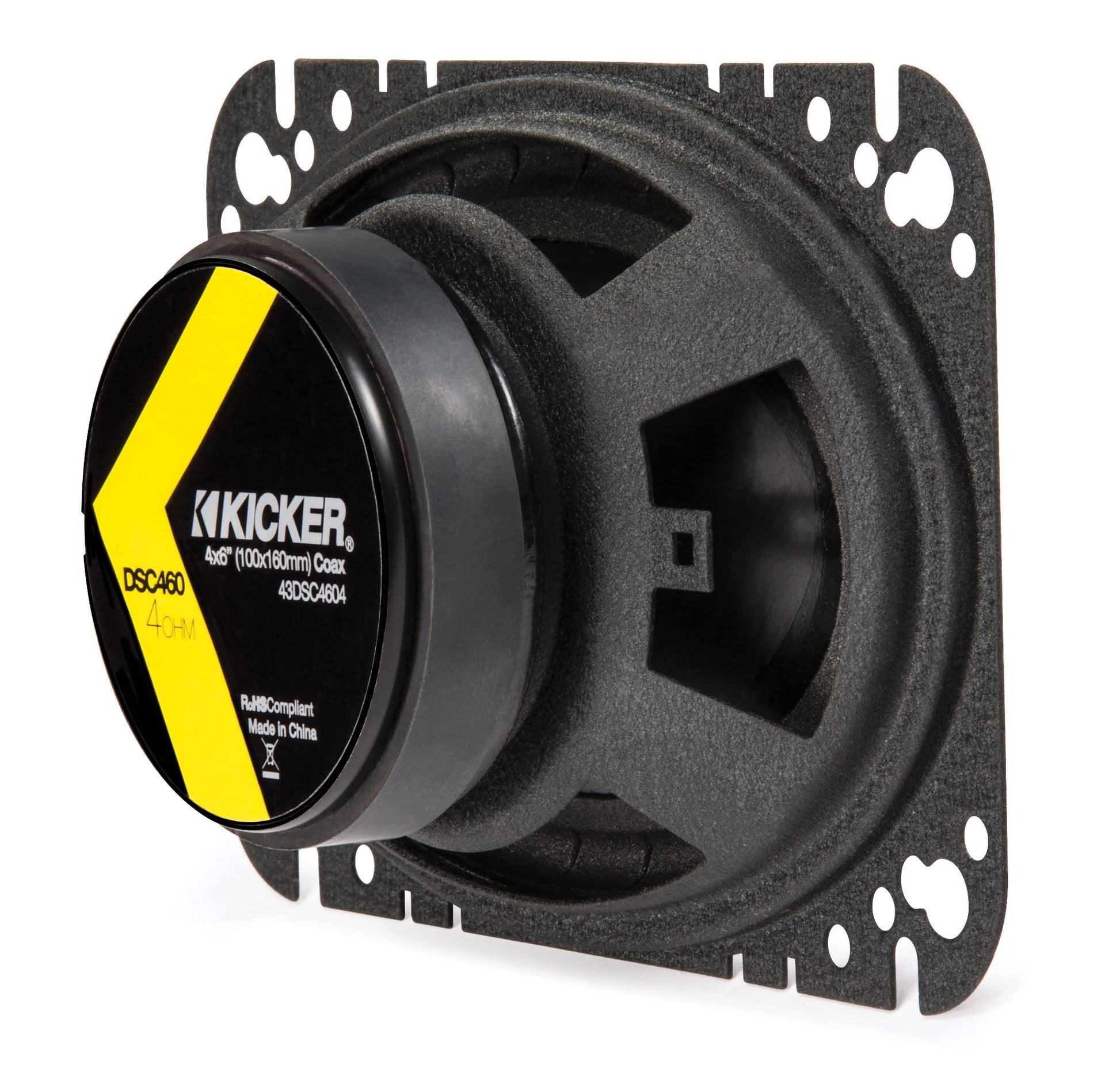 Parlantes 2 Vías Kicker 43DSC4604 4x6 Pulgadas Paquete Doble