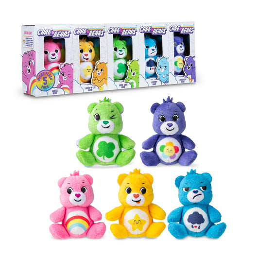 Caja del Tesoro Ositos Cariñositos Multicolor con 5 Mini Peluches para Niños