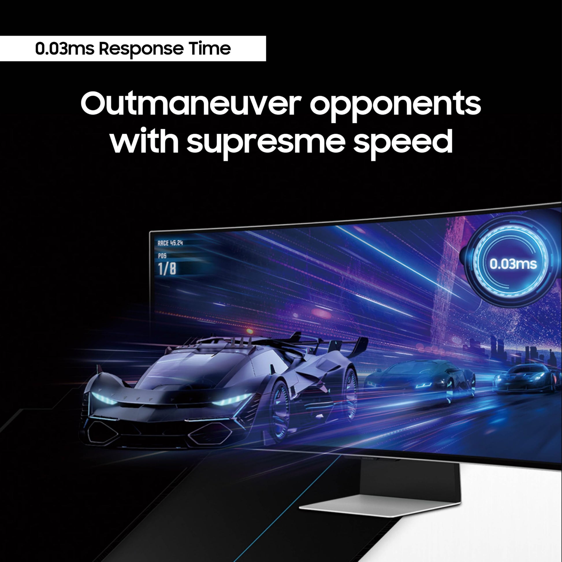 SAMSUNG 34-Inch Odyssey G85SB Series QD-OLED Ultra WQHD Curved Gaming Monitor, 175Hz, 0.03ms, DisplayHDR True Black 400, AMD FreeSync Premium Pro, Advanced Game Streaming, LS34BG850SNXZA, 2023