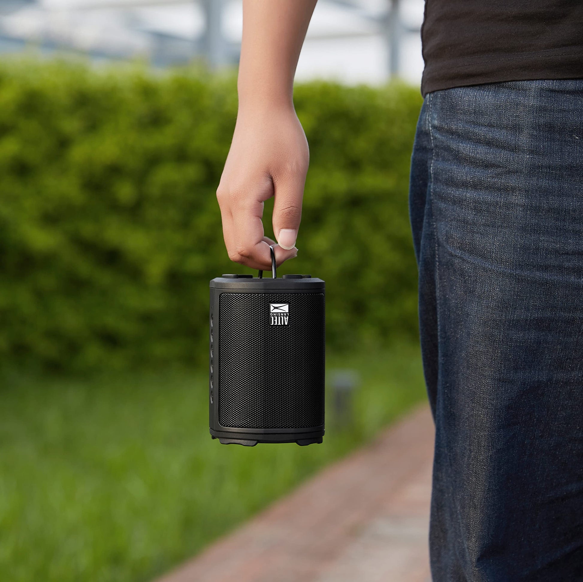 Altec Lansing - Altavoz Bluetooth inalámbrico HydraMotion con Sonido de 360 Grados, portátil IP67 Impermeable para Exteriores, a Prueba de Golpes, a Prueba de Nieve, a Prueba de Todo, 12 Horas de