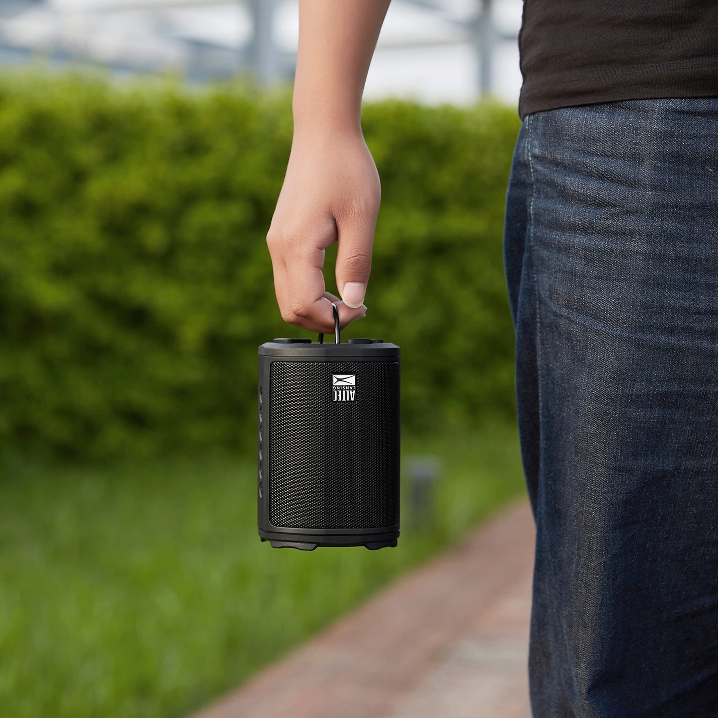 Altec Lansing - Altavoz Bluetooth inalámbrico HydraMotion con Sonido de 360 Grados, portátil IP67 Impermeable para Exteriores, a Prueba de Golpes, a Prueba de Nieve, a Prueba de Todo, 12 Horas de