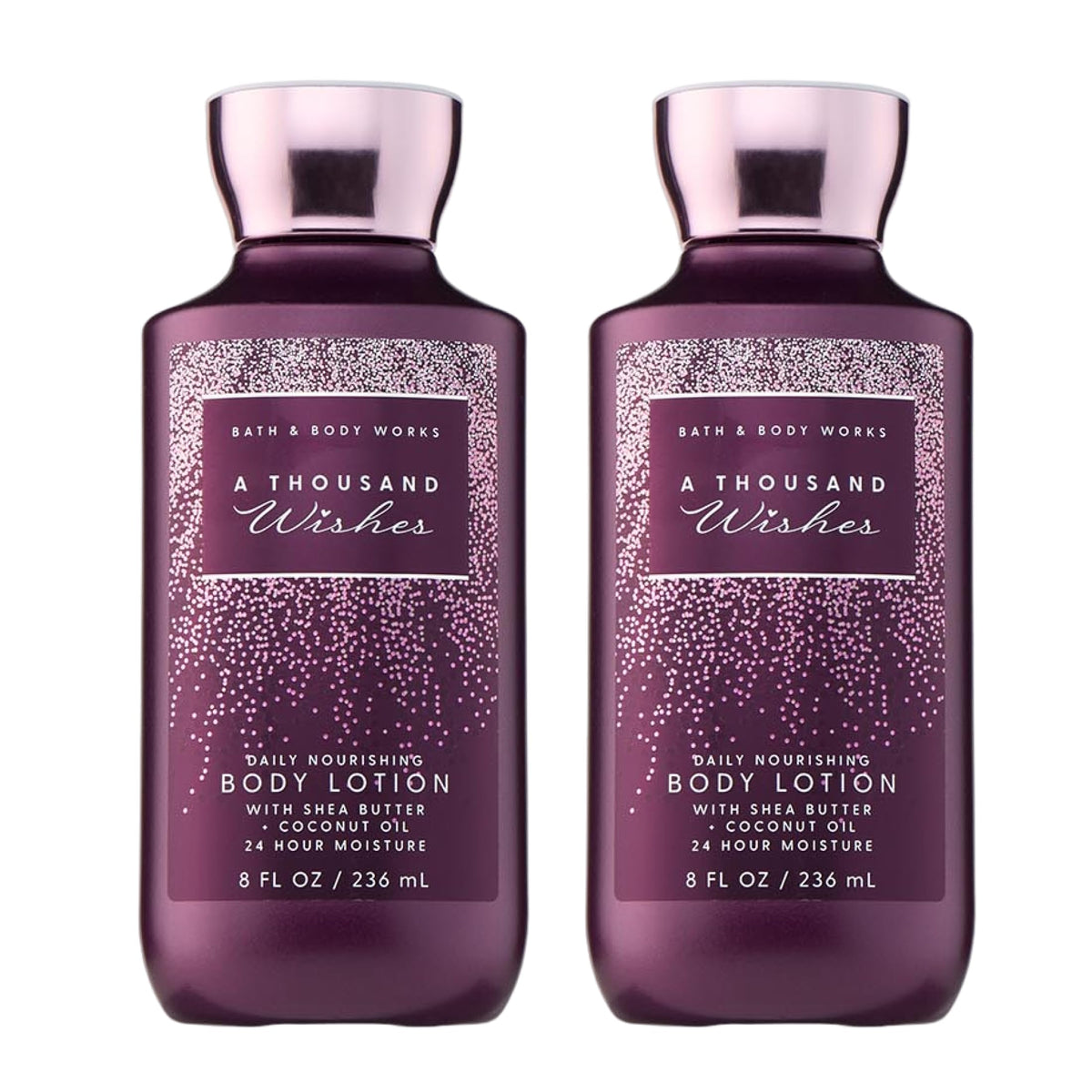 Bath and Body Works 2 Pack A Thousand Wishes Super Smooth Body Lotion 8 Oz