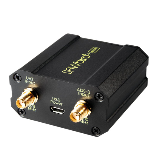 Amplificador LNA Nooelec SAWbird ADS-B y Módulo de Filtro en Cascada para Seguimiento de Aviones 1090MHz 978MHz