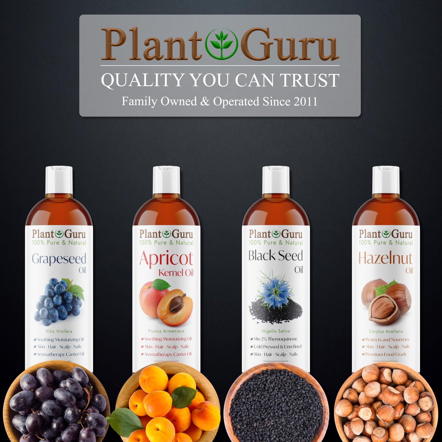 Hazelnut Oil 16 oz. Cold Pressed 100% Pure Natural Carrier - Skin, Body And Face. Great For Moisturizing & More!