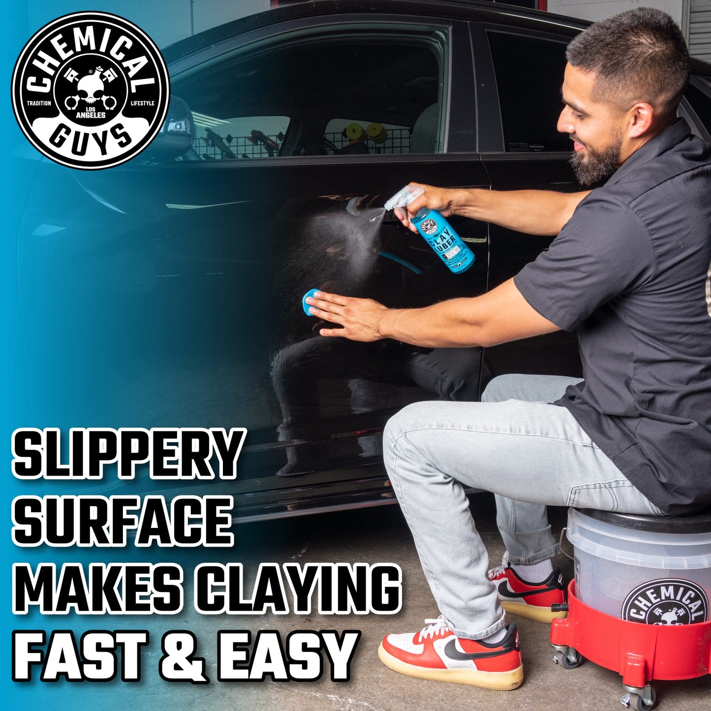 Chemical Guys WAC_Cly_100_04 - Lubricante sintético y Detalle, Azul, 128 FL oz (1 Gallon)