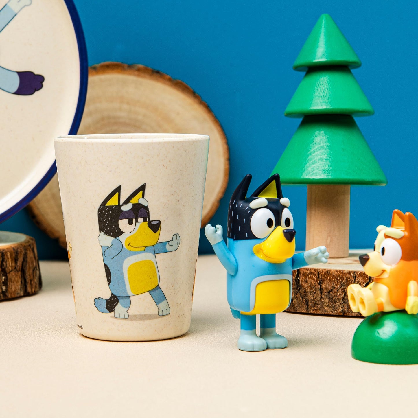 Juego de Vajilla para Niños Zak Designs Azul Melamina Sostenible de 3 Piezas