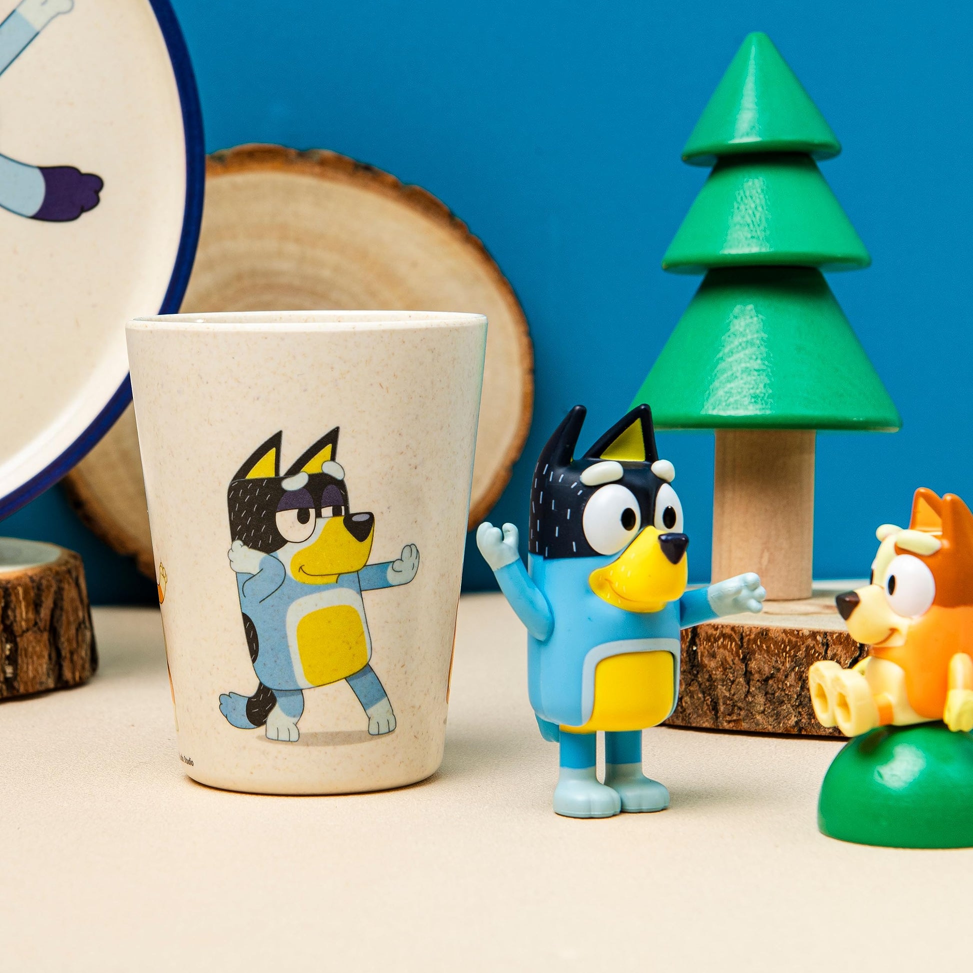 Juego de Vajilla para Niños Zak Designs Azul Melamina Sostenible de 3 Piezas