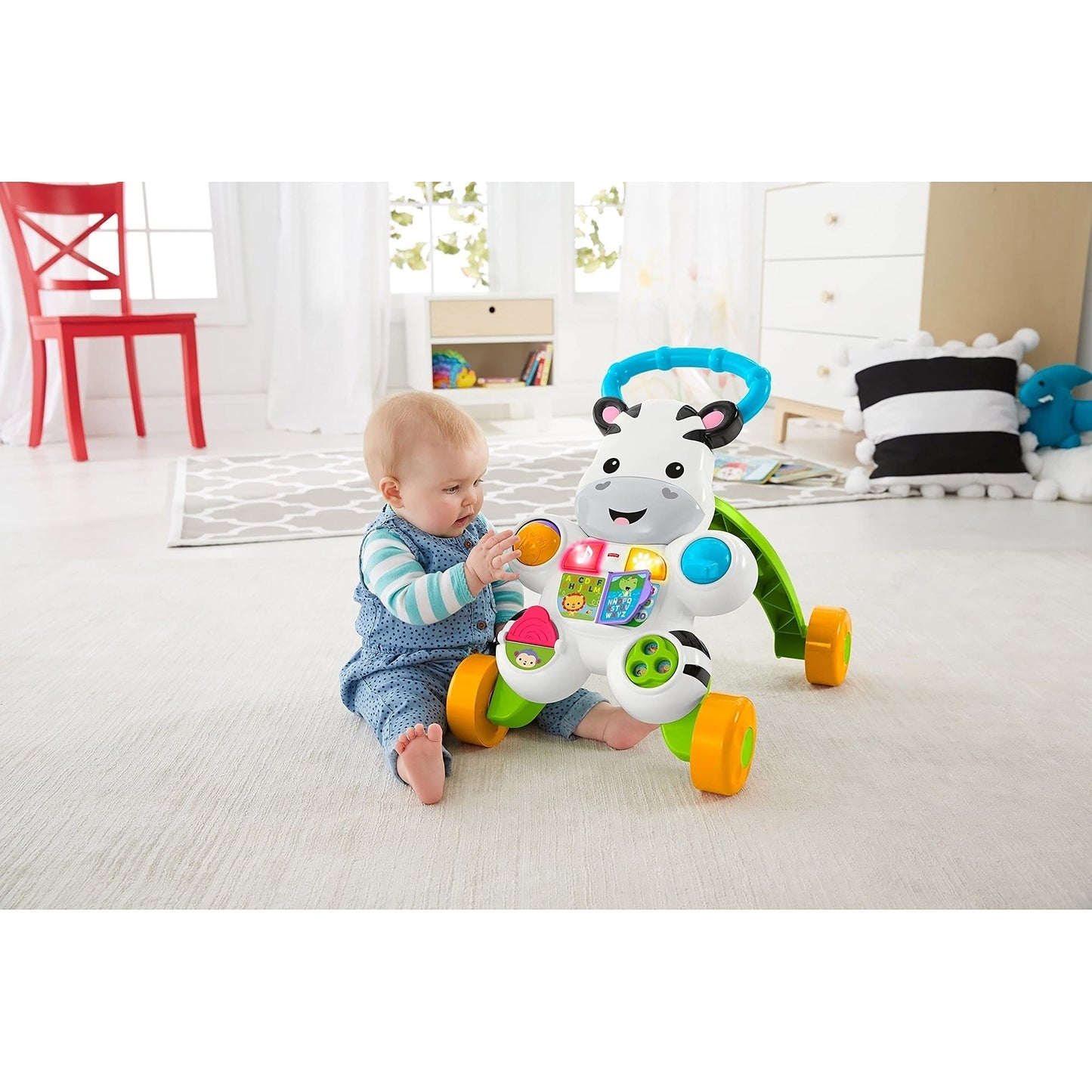 Andadera Fisher-Price Cebra Aprendizaje Luces y Sonidos para Niños