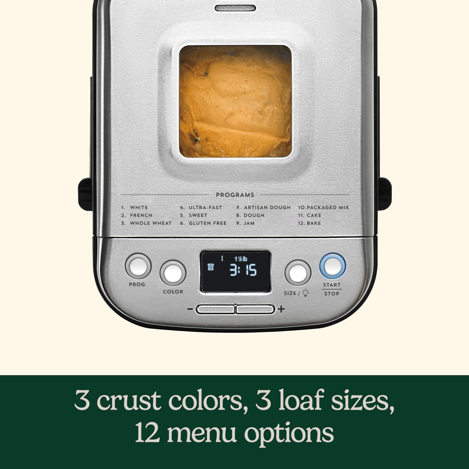 Cuisinart CBK-110WS Maquina de Pan Compacta