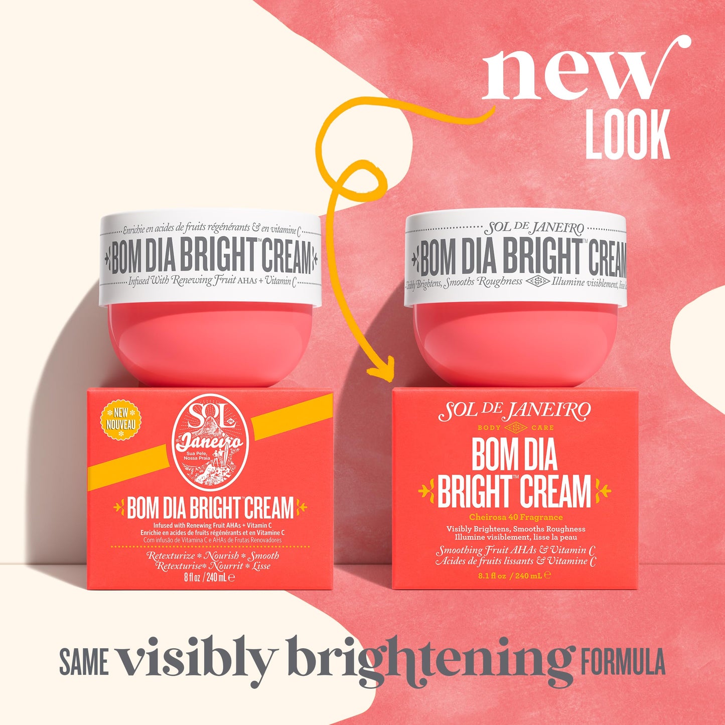 Bom Dia Bright Cream by Sol de Janeiro for Unisex - 8 oz Cream