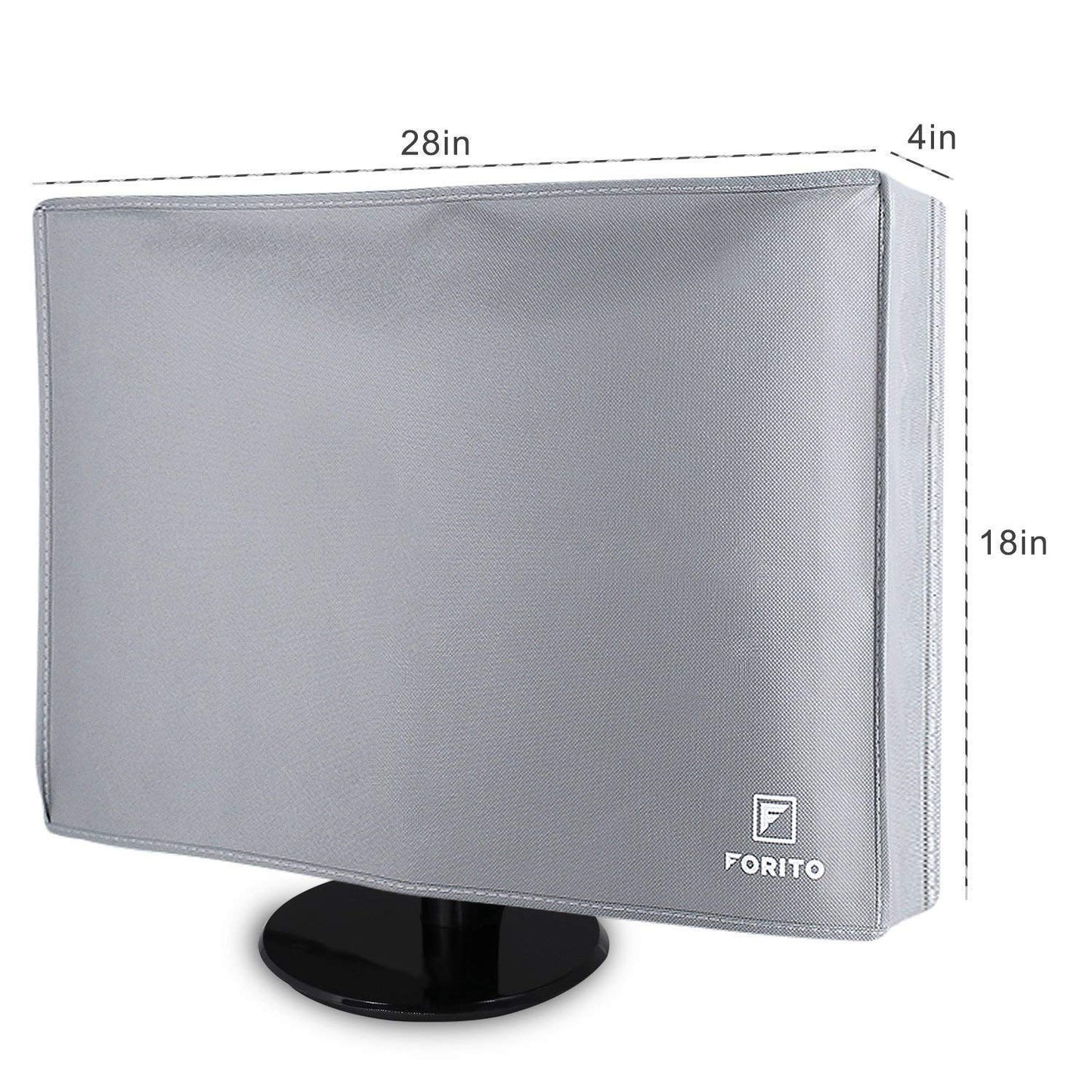 Cubierta universal para monitor de computadora de 27 pulgadas, 28 pulgadas, 29 pulgadas, cubierta antipolvo para visualización LCD/LED HD de 27 a 29 pulgadas, tela no tejida a prueba de polvo,