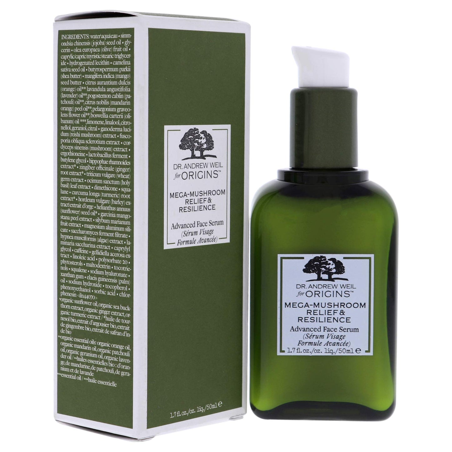 Origins Mega-Mushroom Relief and Resilience Advanced Face Serum Unisex Serum 1.7 oz