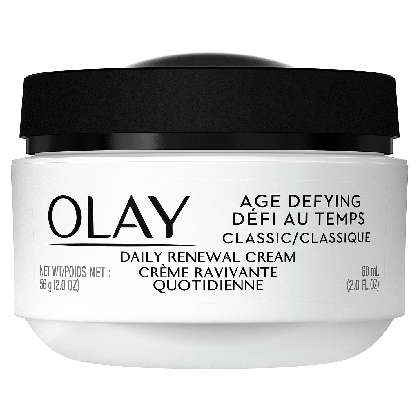 Olay Age Defying Classic Daily Renewal Cream Facial Moisturizer 2 Oz (Pack of 2)