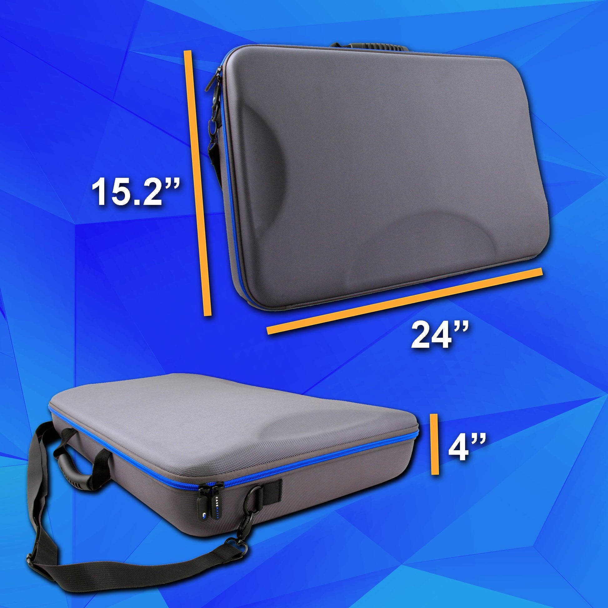 CASEMATIX Funda de viaje compatible con Numark Mixstream Pro Plus, Mixstream Pro Go no empotrado DJ Controller, Numark NV2 Serato Mixers y más, incluye funda de transporte solo con correa para el