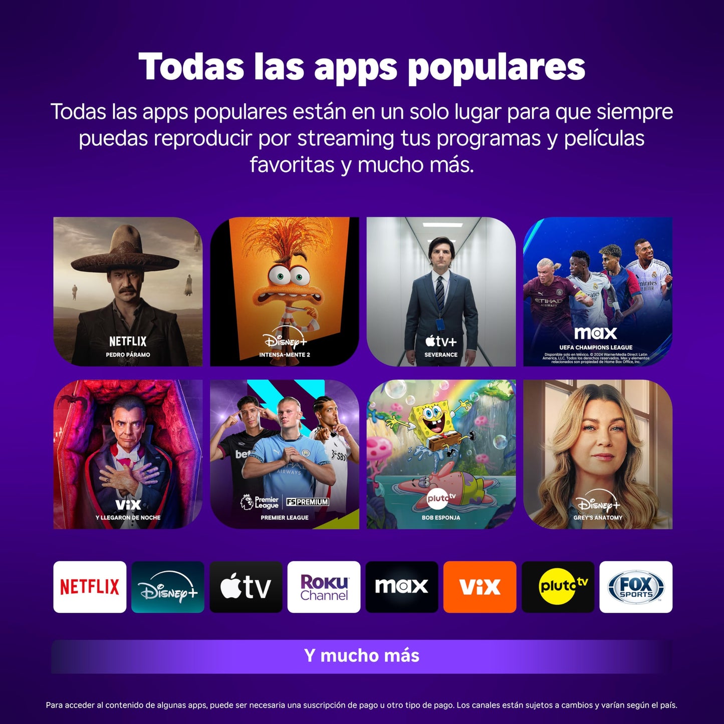 Dispositivo de Streaming 4K HDR Roku Streaming Stick Plus 2025 Negro con Control por Voz para TV