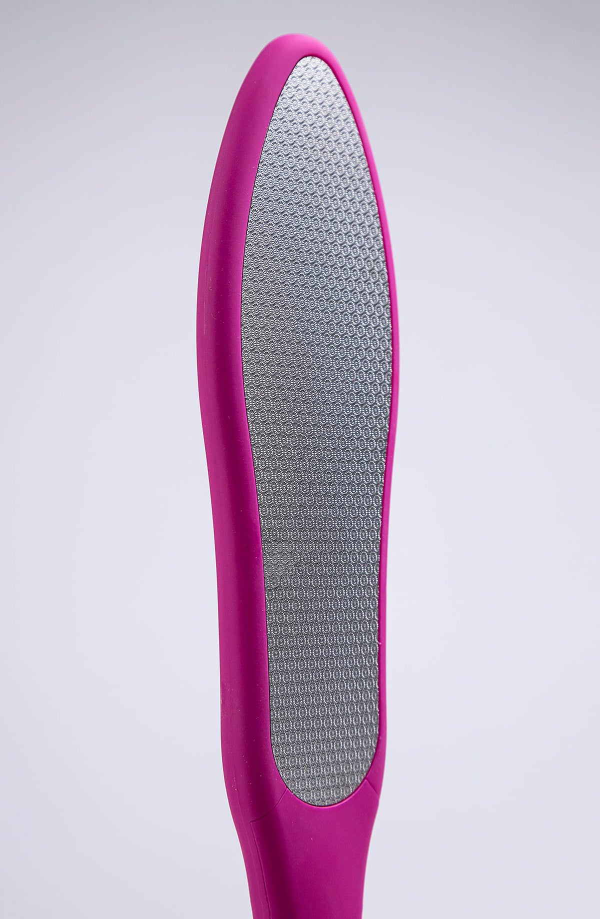NAIL FACTORY - Lima Para Pedicure Extra Grande con doble lado. Acero Inoxidable. Color Rosa