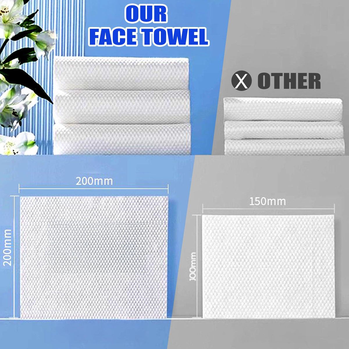 Zvnnzom Toallas Faciales Desechables de 400 Unidades