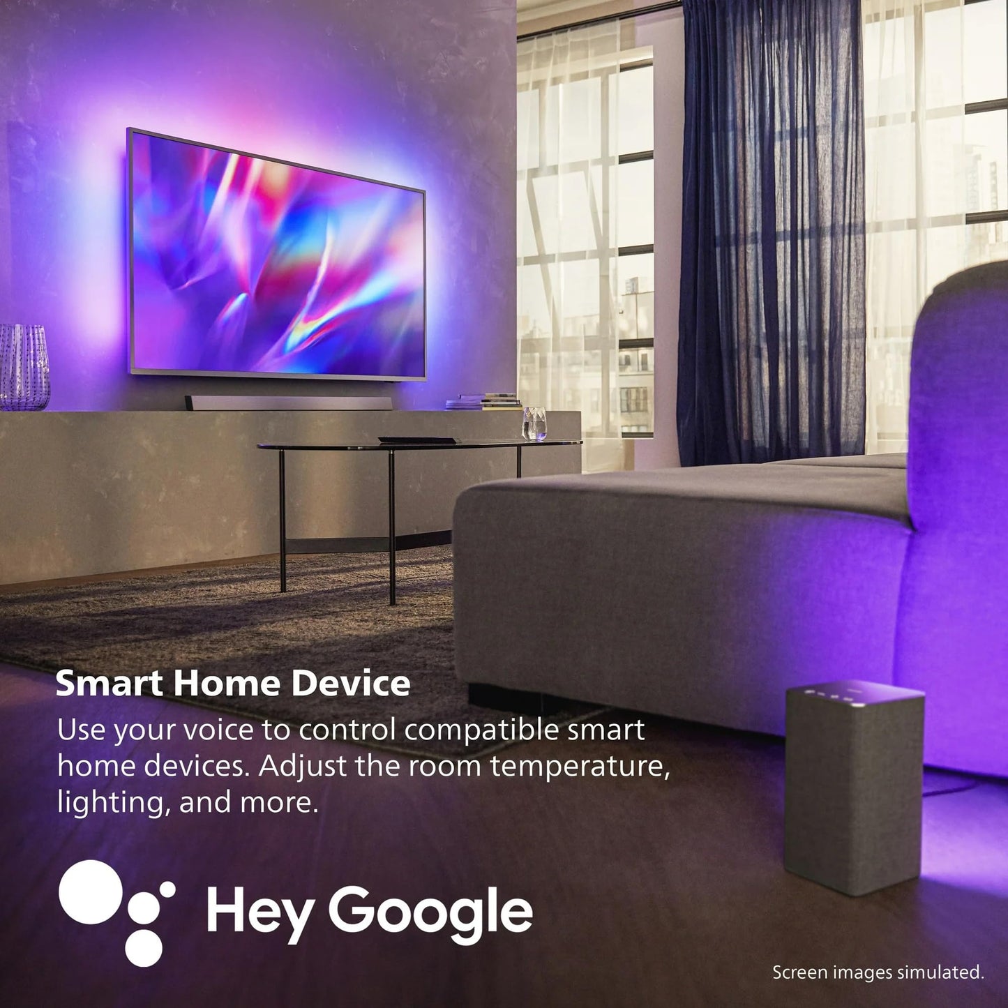 PHILIPS Television | 50 Pulgadas | Clase LED | Serie 7000 | 4K Ultra HD | 2160p | Sistema Operativo Android | Smart Google TV | HDR10 | HDMI | Bluetooth | USB | Modo de Película (Reacondicionado)