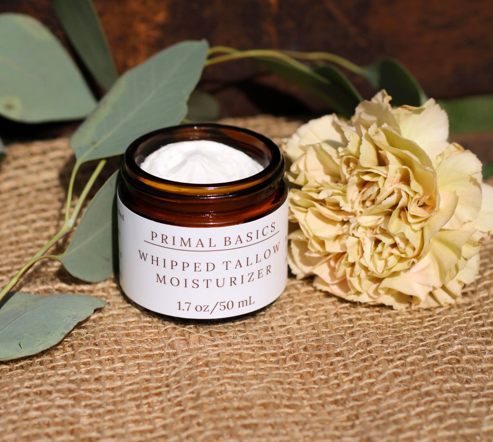 Bálsamo corporal/humectante de sebo de res con vainilla batida, 100% alimentado con pasto, terminado con pasto, para rostro, cuerpo, piel grasa, seca y sensible. Contiene vitaminas A, D, E y K.