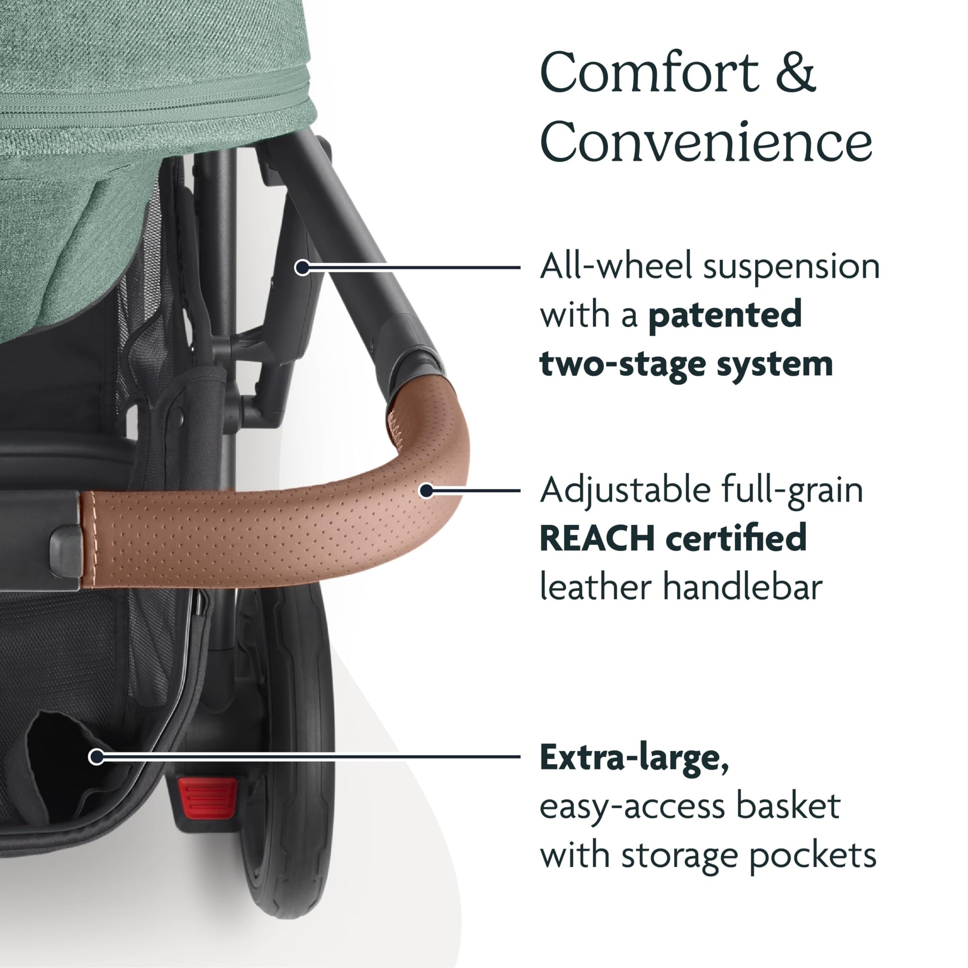 Carriola UPPAbaby Cruz V2 Negro para Bebés Niñas