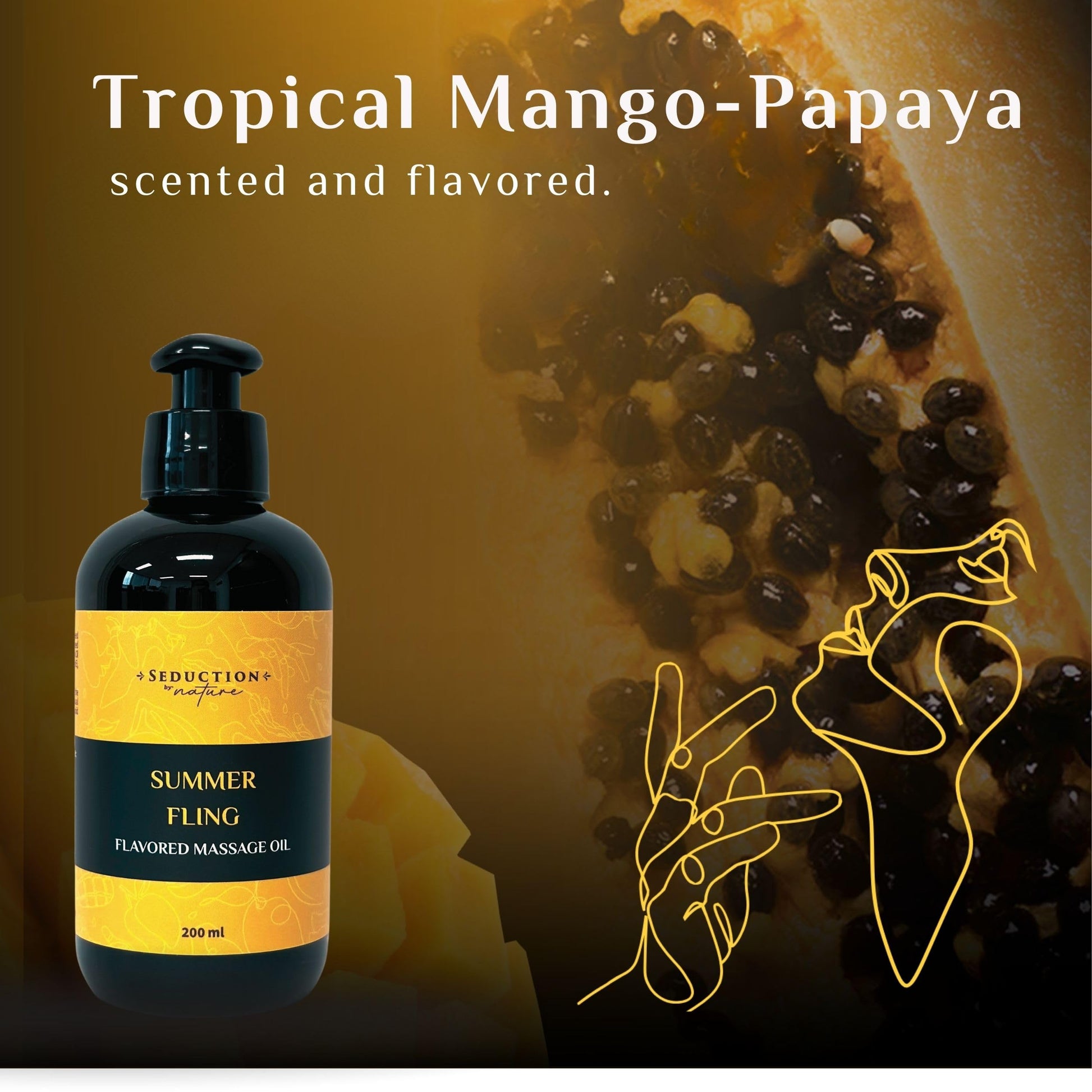 Aceite Comestible de Masaje Sensorial Premium Edición Exclusiva para Cuidado del Cuerpo
