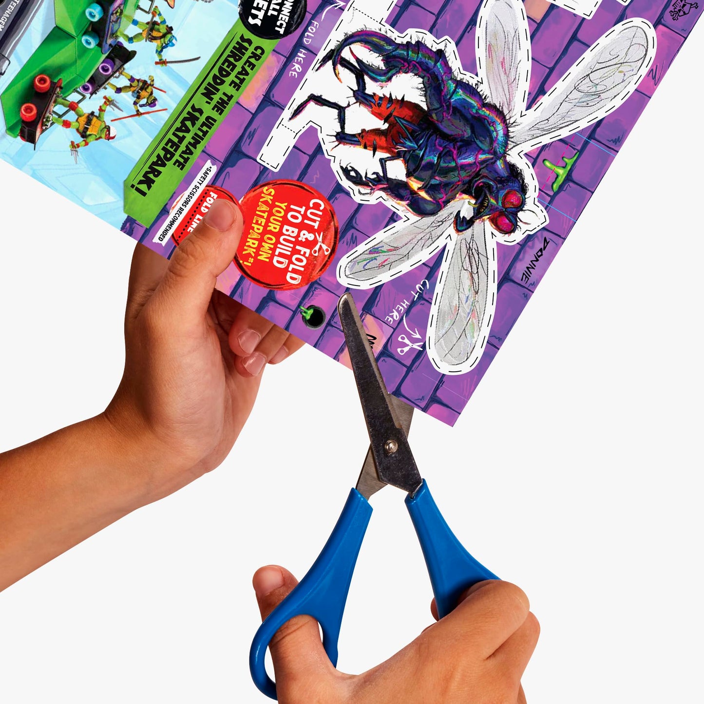 Figura de Acción Teenage Mutant Ninja Turtles de Playmates Toys Verde con Monopatín y Accesorios