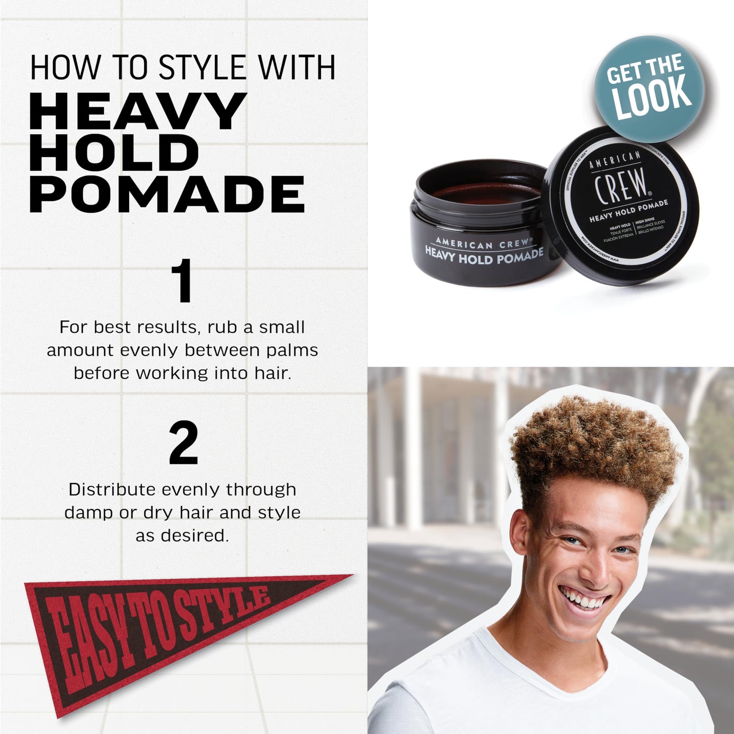 American Crew Heavy Hold Pomade 85G