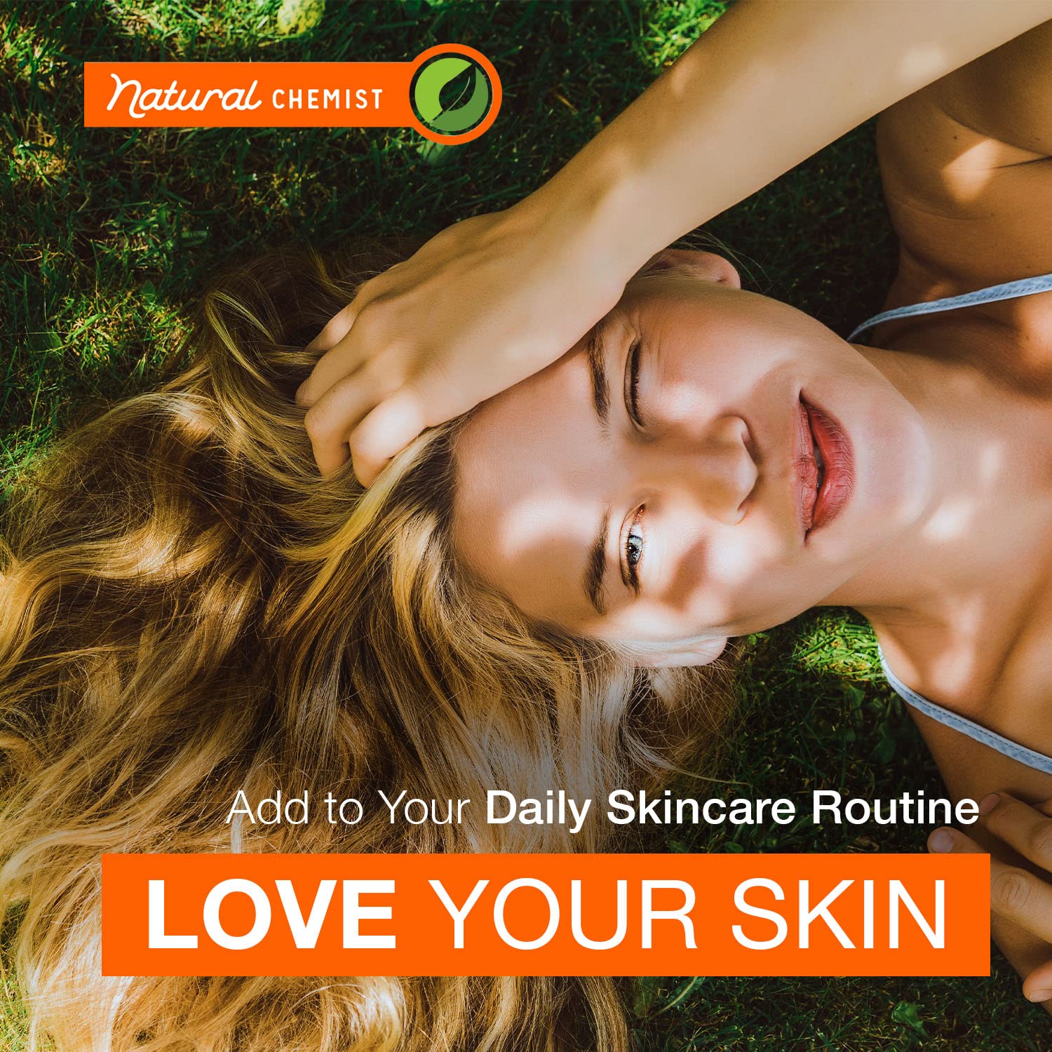 Natural Chemist Suero Facial Con Vitamina C Y Colágeno: Mejora La Elasticidad De La Piel, Reduce Las Manchas Oscuras Y Las Arrugas, Ilumina El Cutis - 1,69 Onzas Líquidas/50 M Vitamina C Y Colágeno